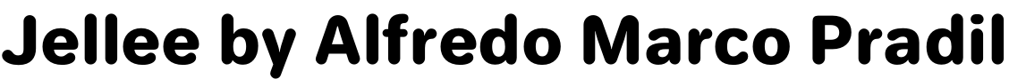 Jellee Typeface