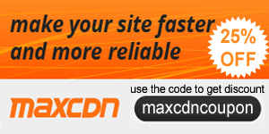 MaxCDN discount coupon